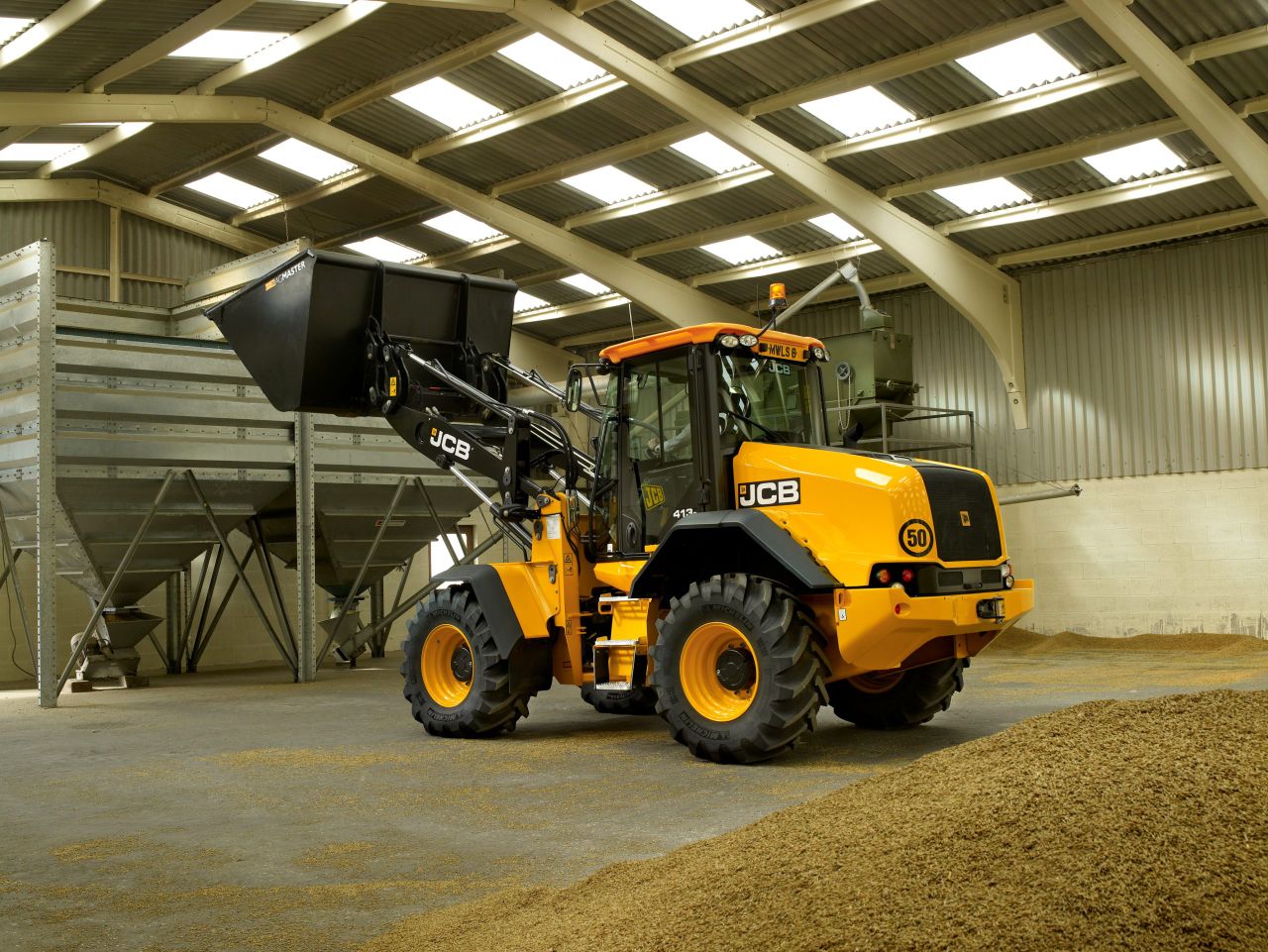 Over 100 JCB machines at risk aboard stricken cargo ship