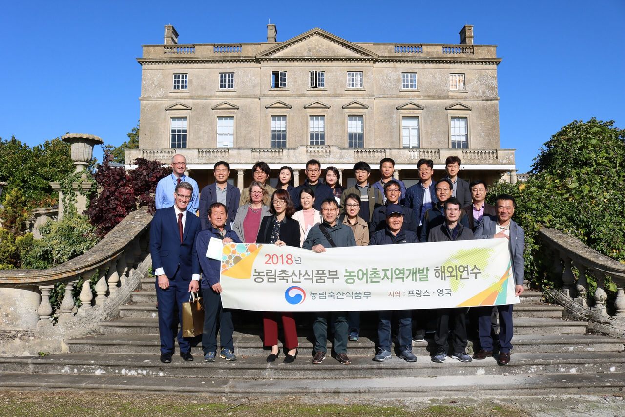South Korean government officials learn from Wiltshire's rural development