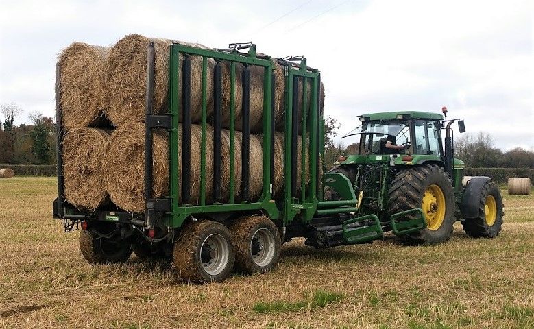 Disease for design: A Kilkenny man and his 'clever' bale collecting trailer