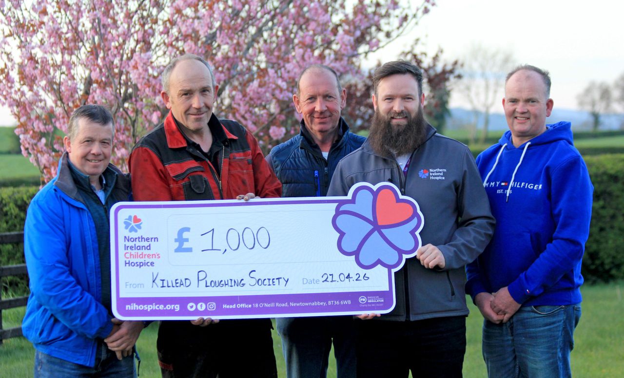 NI ploughing society raises £1,000 for children’s hospice
