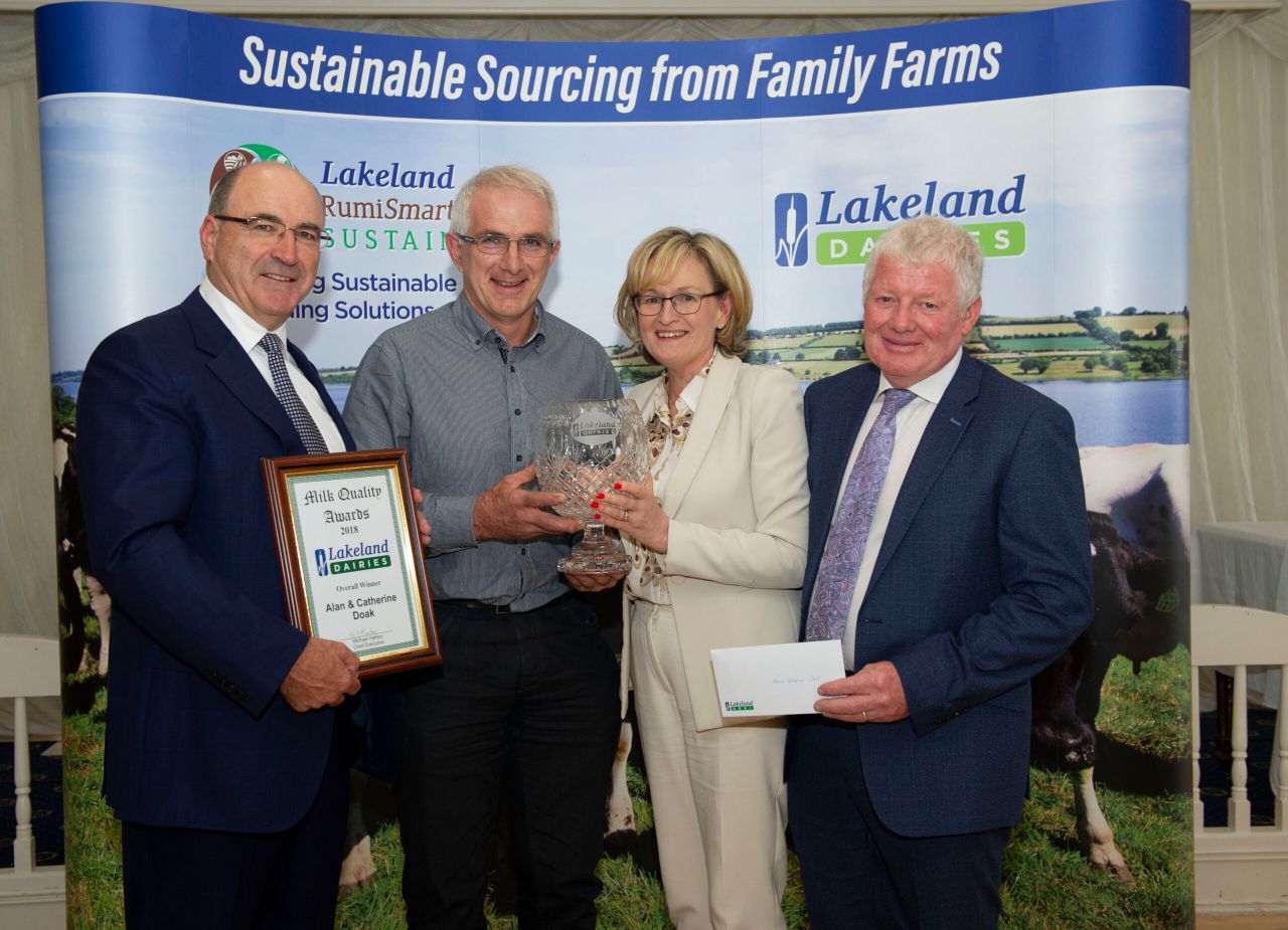 Winners unveiled at Lakeland milk quality awards