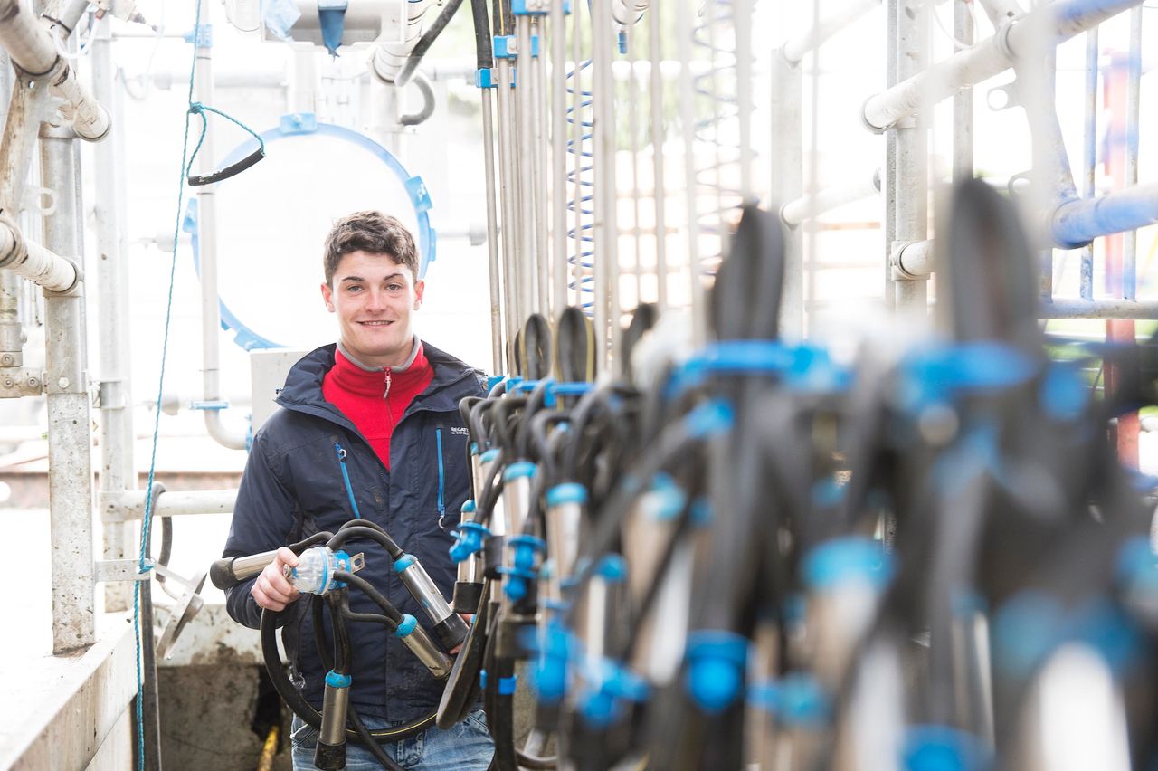 Only 22 and plans to be milking 275 cows in Co. Galway
