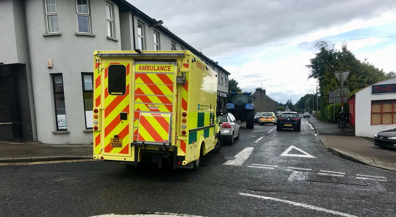 2 rushed to hospital following underage tractor accident