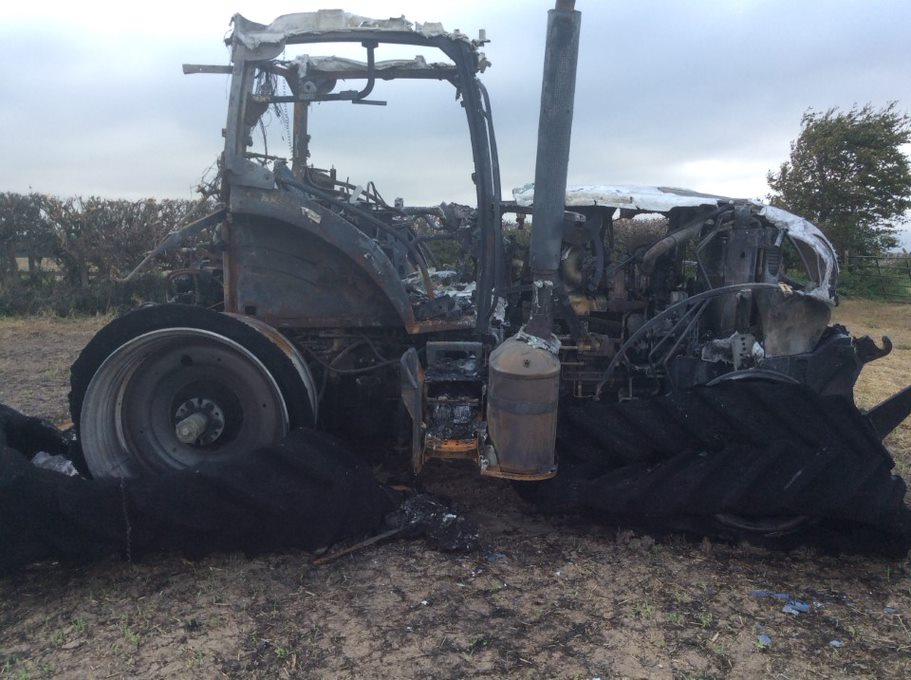Cost of tractor fires soars to £19 million in the UK