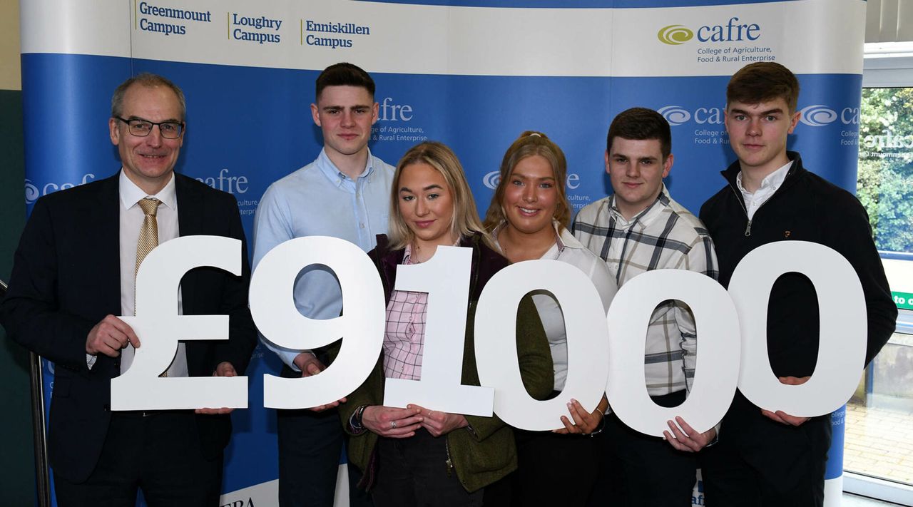 CAFRE students receive £91,000 of industry awards