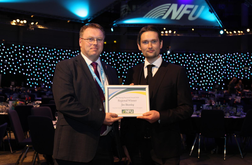NFU honours Leicestershire-based farmer for grassroots commitment