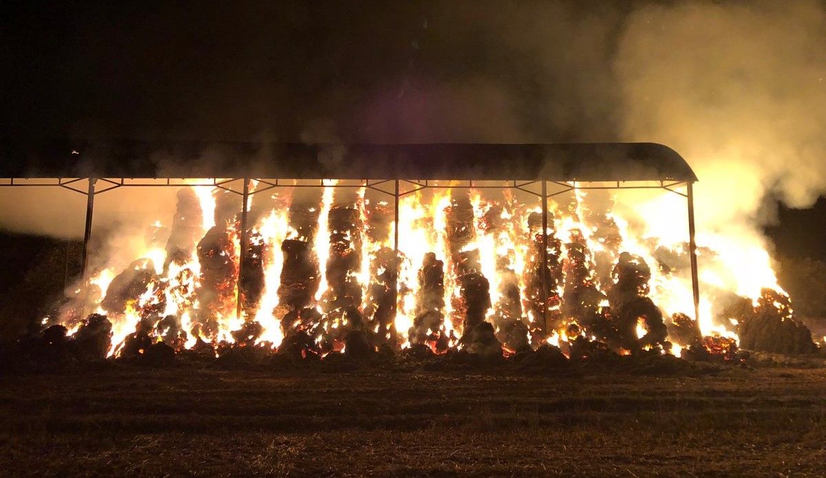 £20,000 of straw destroyed in Hertfordshire blaze