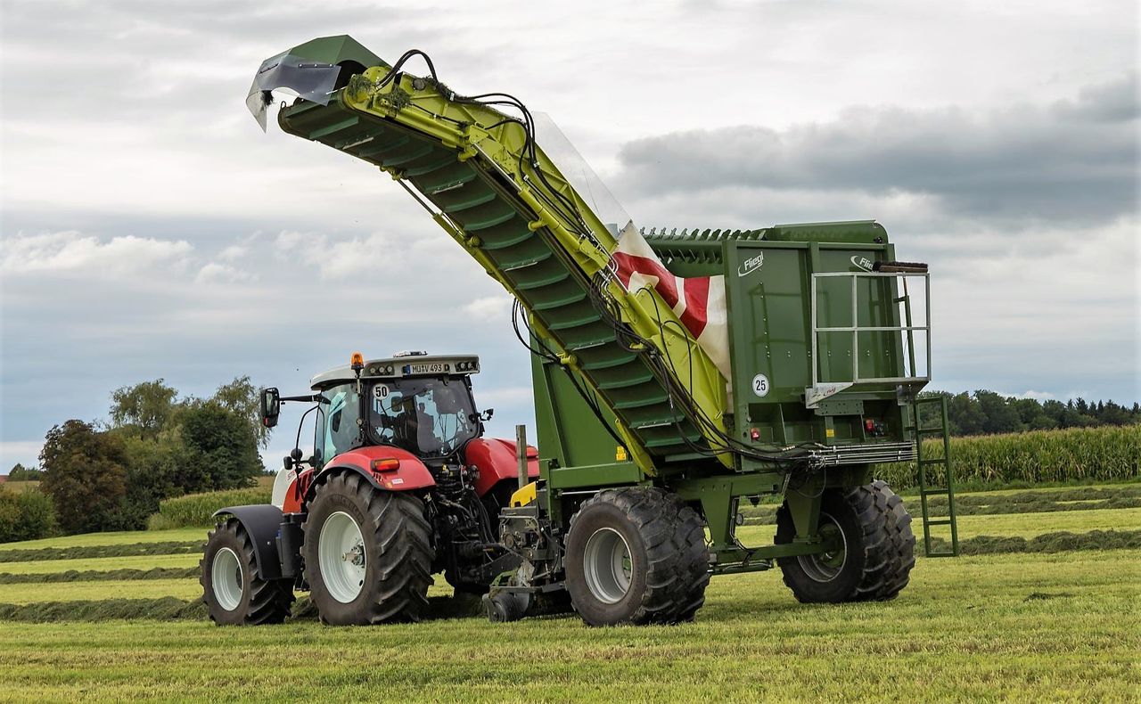 Unload on-the-move: This new silage wagon never stops