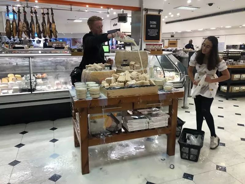 Animal Rebellion activists charged for spilling milk