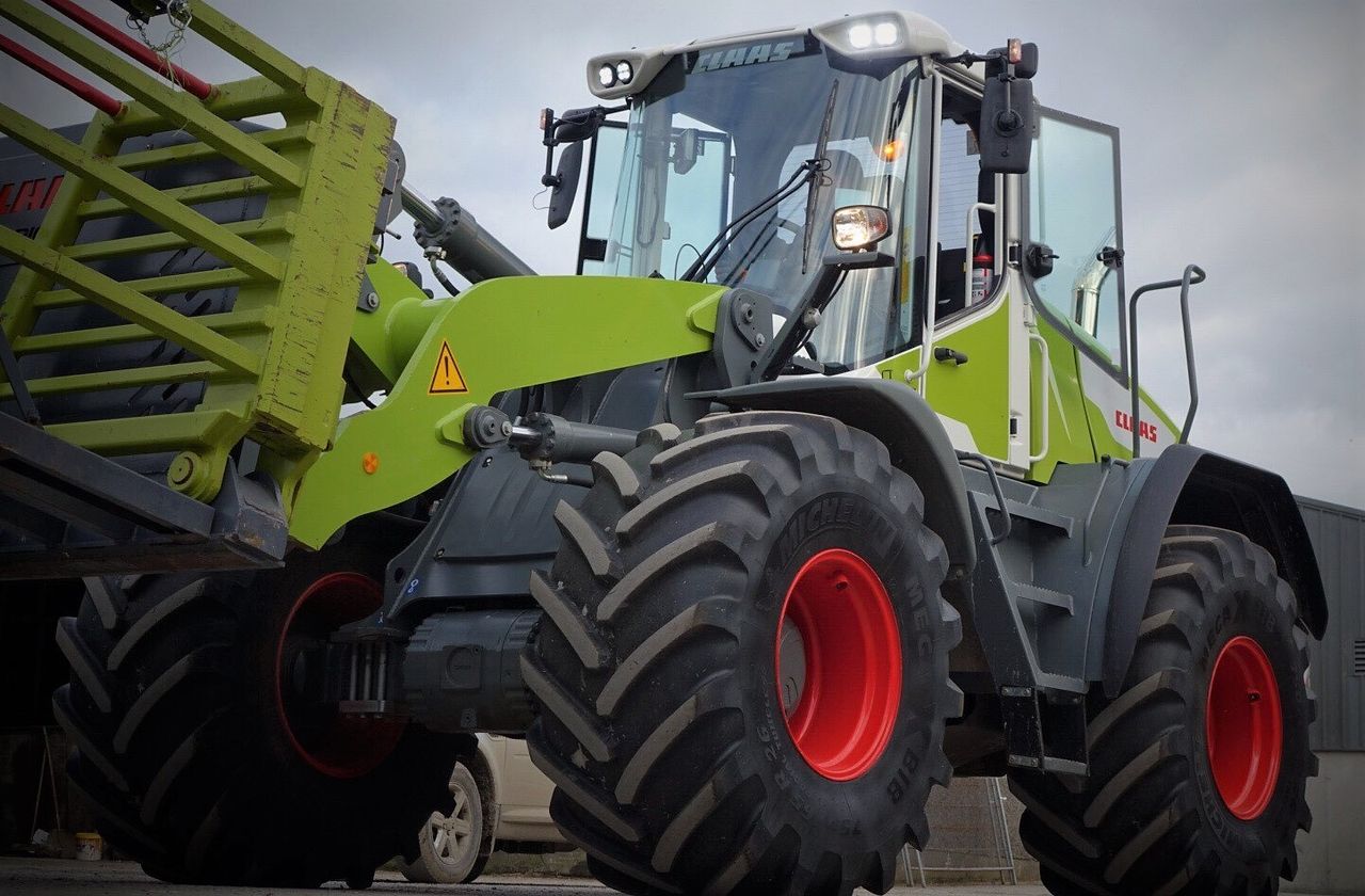 Eye-catching equipment arrives...for this week's Grass & Muck