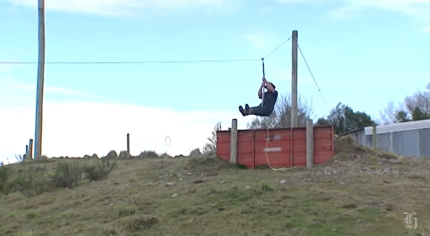 Video: Watch one Kiwi farmer fly to work on his farm