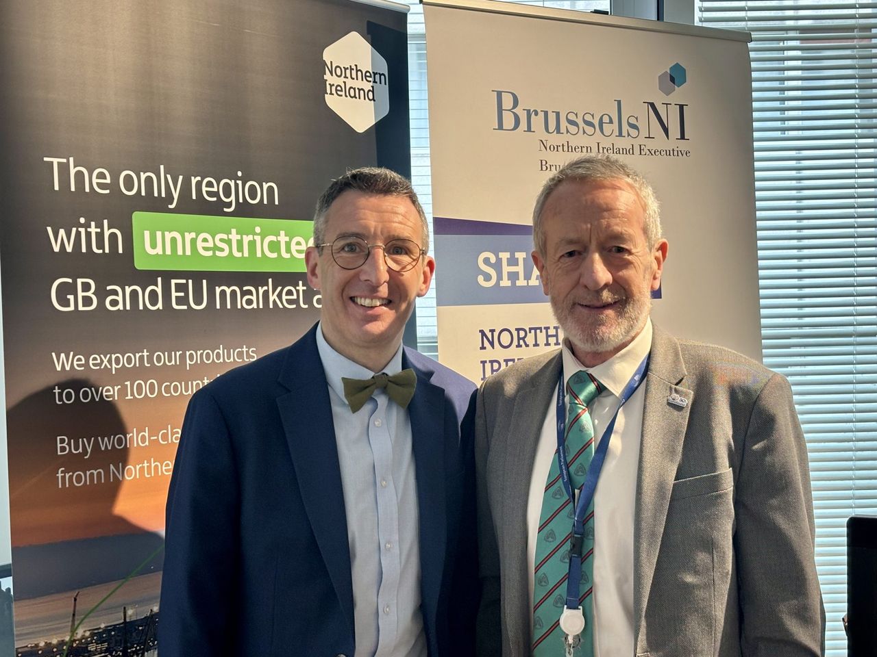Muir showcases NI agri-food produce at Brussels St. Patrick’s Day event