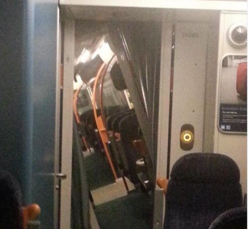 Five cows killed after train hits herd and is derailed