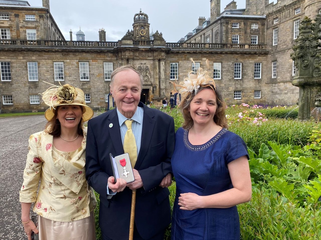 RSABI honorary VP receives MBE from King Charles III