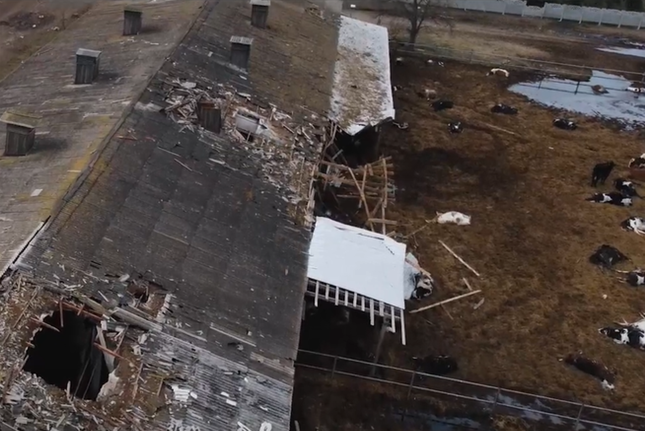 Graphic video: ‘Ukrainian farmers cannot risk their lives on minefields’