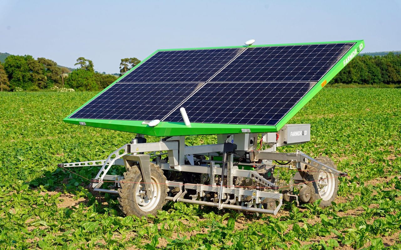 First report: Farmdroid robot at work in Kilkenny