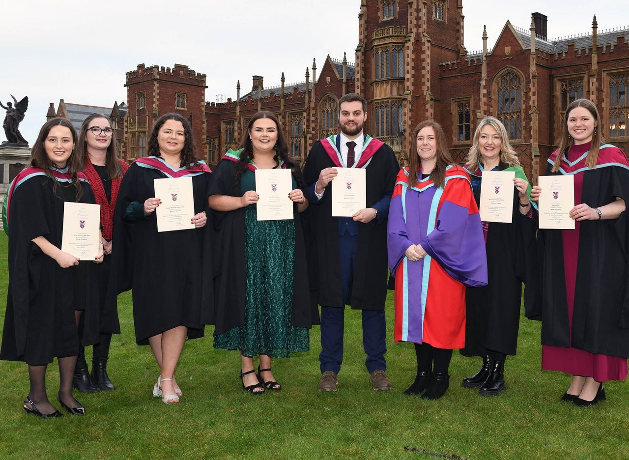 2024 master’s class in agri-food business graduate from CAFRE