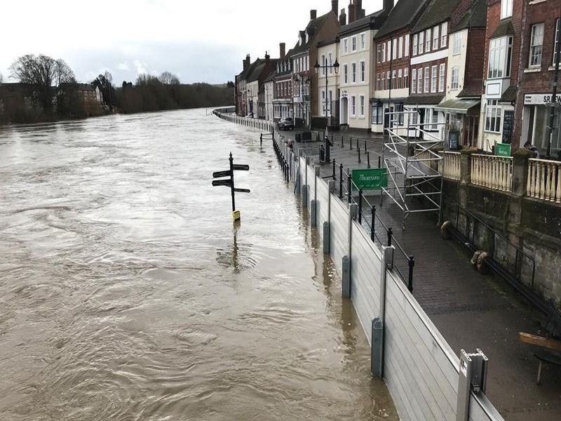 Ongoing flood risk for those along the River Severn