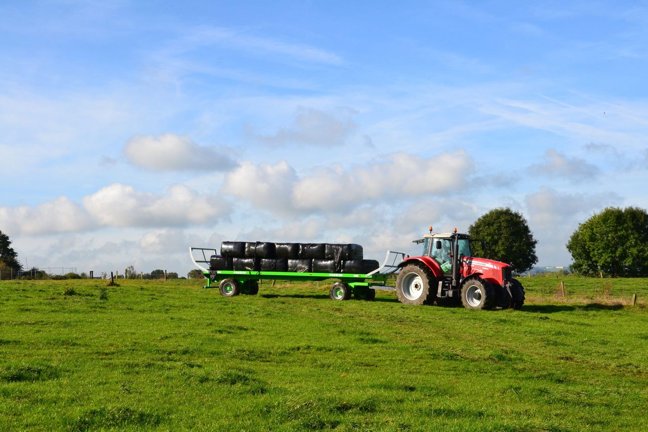 New Joskin bale trailer