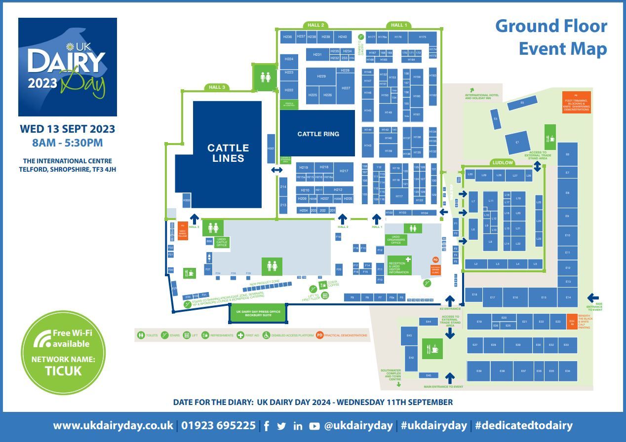 Ground floor event map