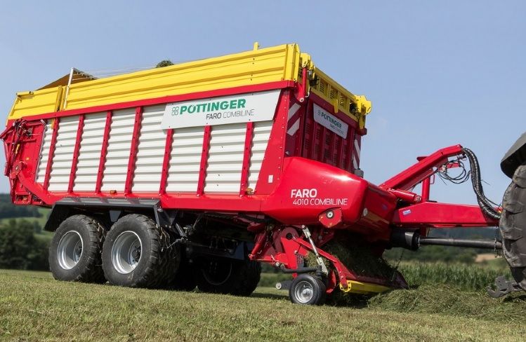 New high output Pöttinger silage wagon on the market