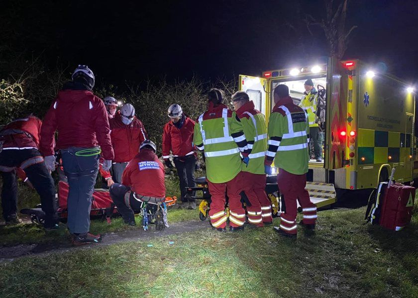 Farmer suffers serious injuries after falling into a quarry