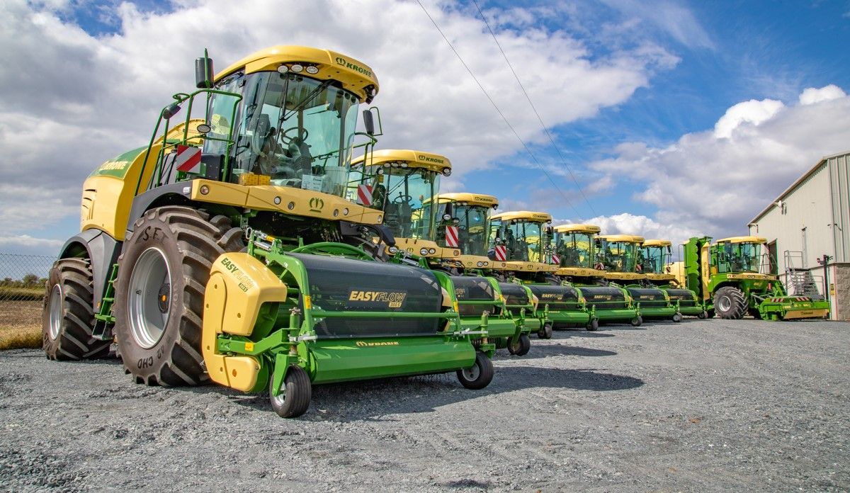 Pics: Massive haul of Krone foragers sold for 2018 Irish silage campaign
