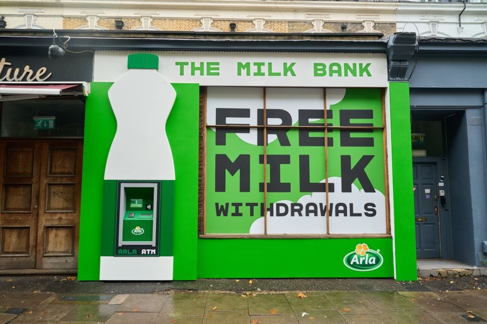 Arla to provide foodbanks with fridges full of dairy products