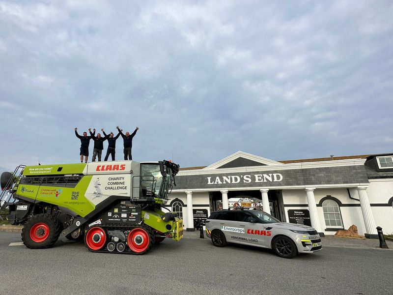Agri-influencer helps raise over £80k in charity combine run