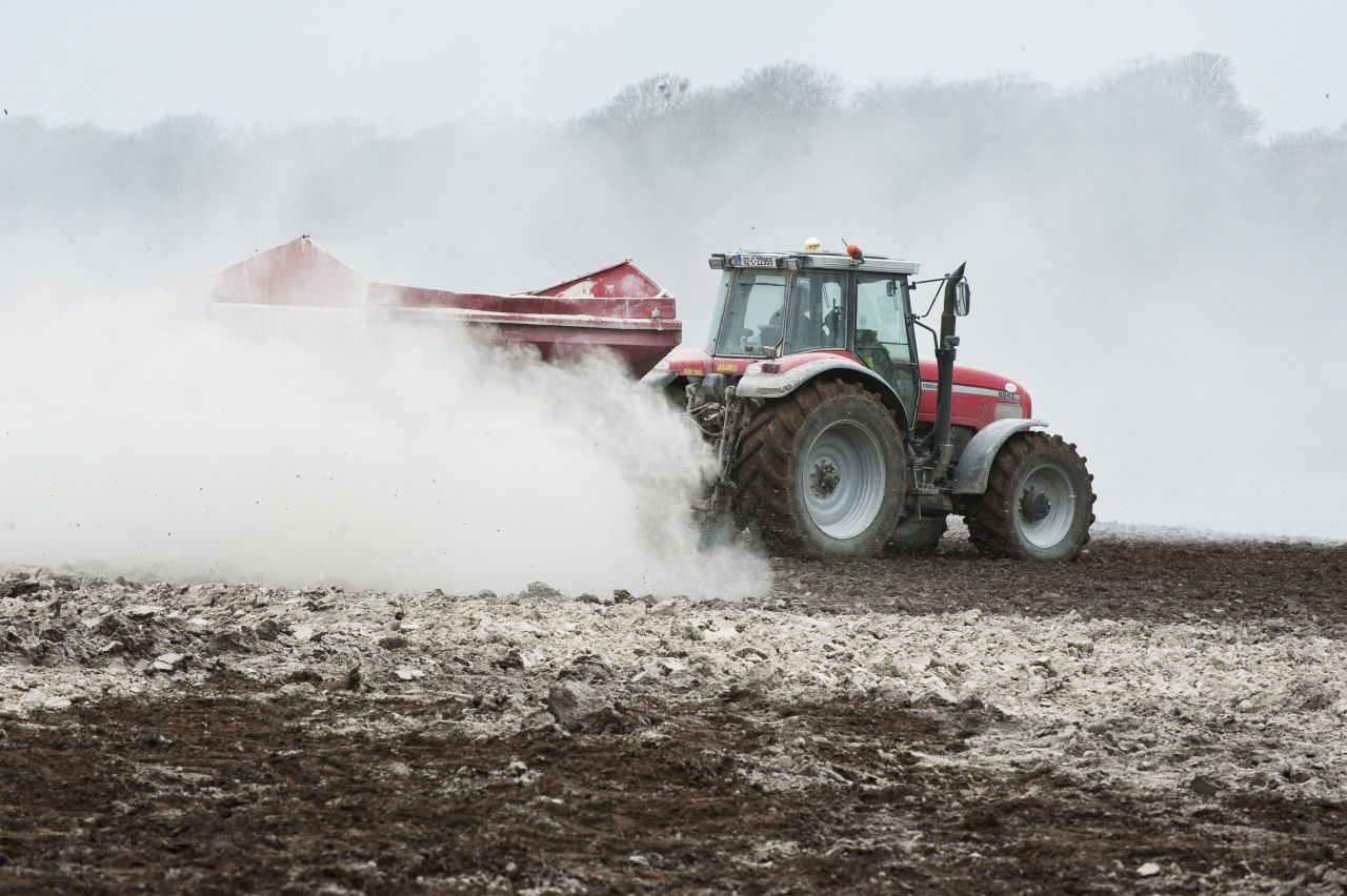 65% of dairy farms have a lime requirement