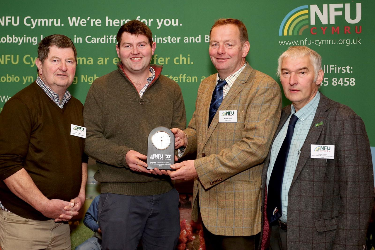 Swan family awarded NFU Cymru Sustainable Agriculture Award