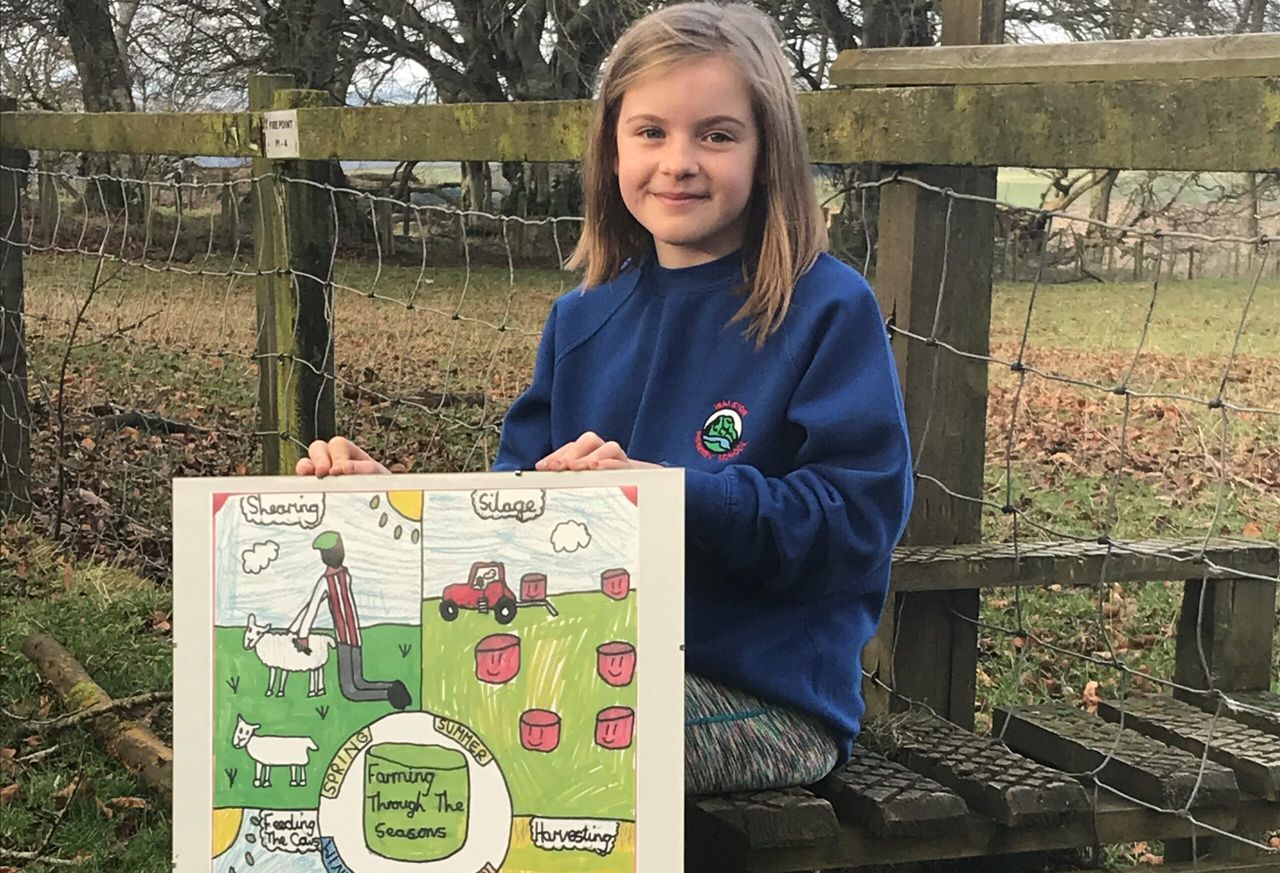 Top honours in farm poster competition head to Dumfriesshire and Lanarkshire