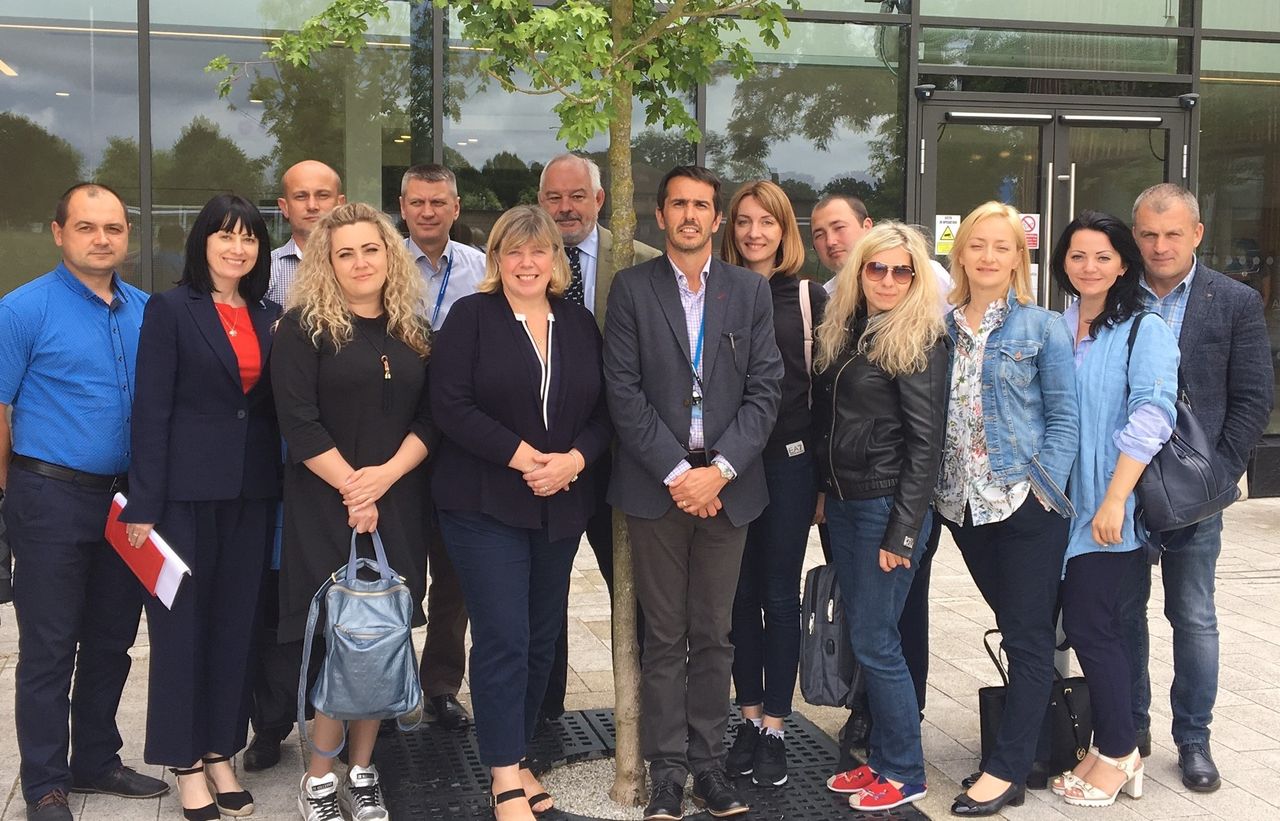 Ukrainian officials take part in GB fact-finding visit