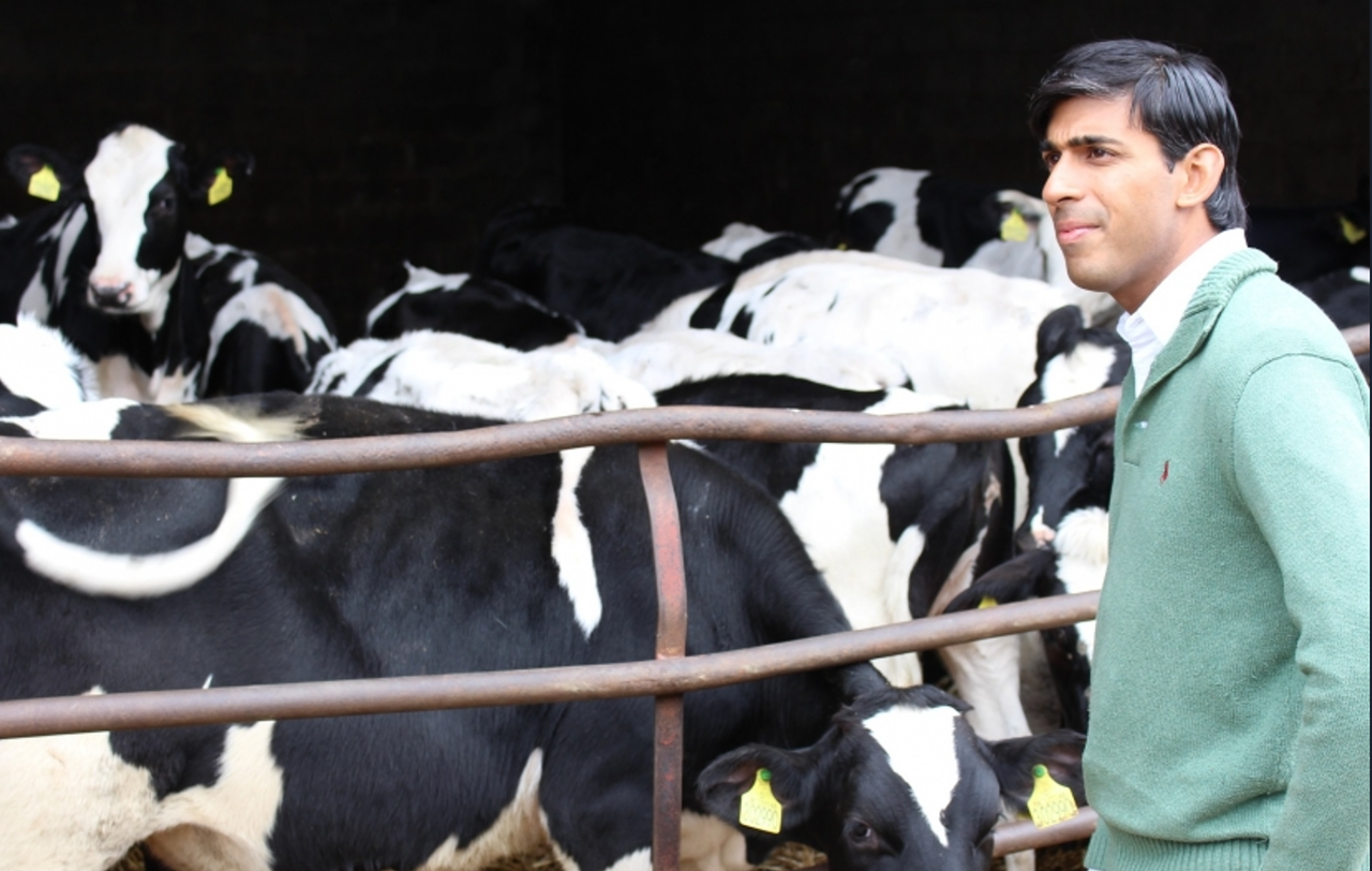 New Prime Minister Rishi Sunak on farming