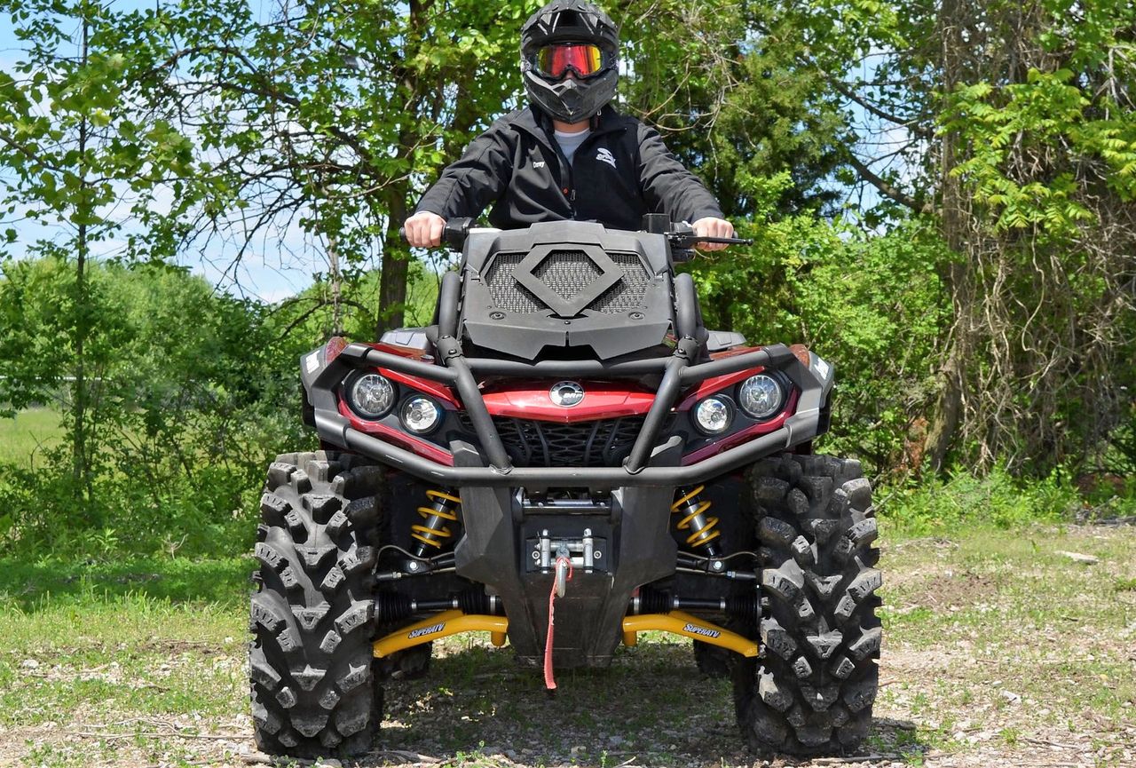 New survey shows that only 30% of farmers wear a helmet while riding an ATV
