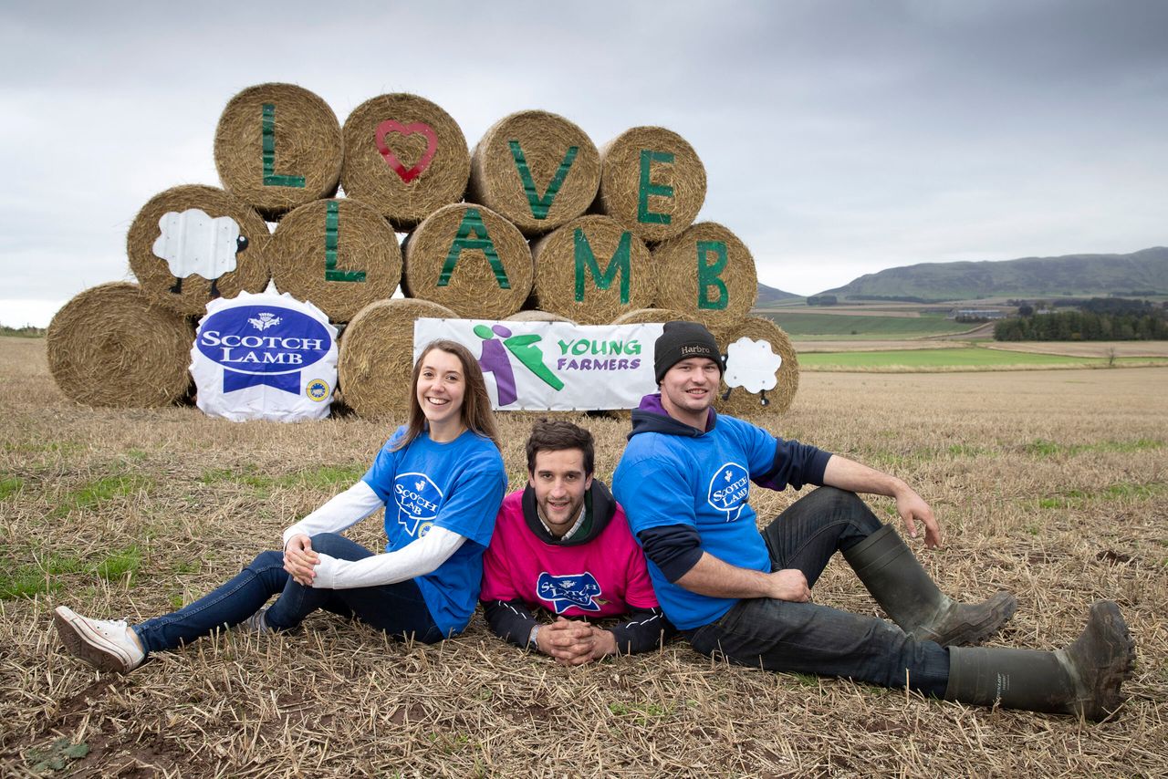 'Bale Art' competition sees Scottish young farmers get creative