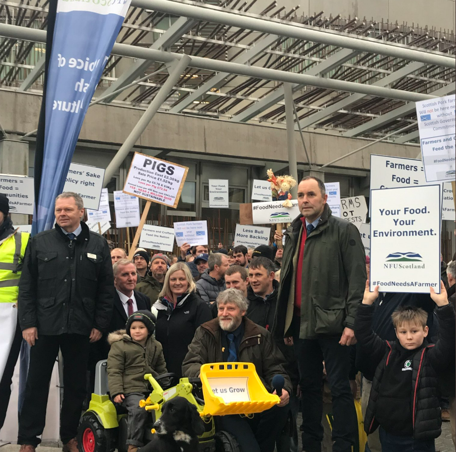 Scottish farmers rally for recognition in Holyrood
