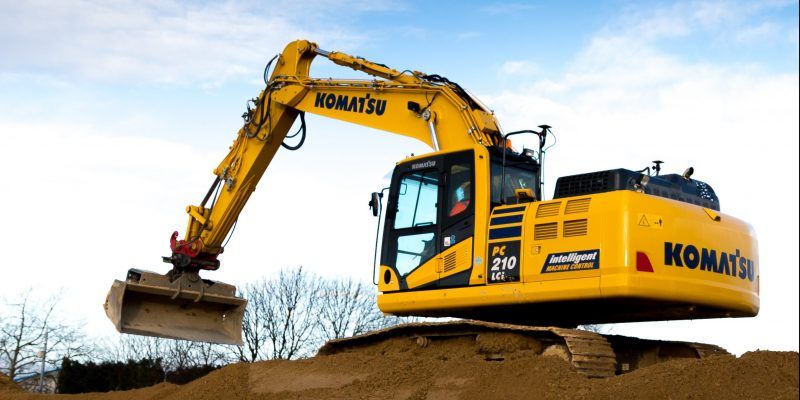 The tracked machine that knows when to stop digging
