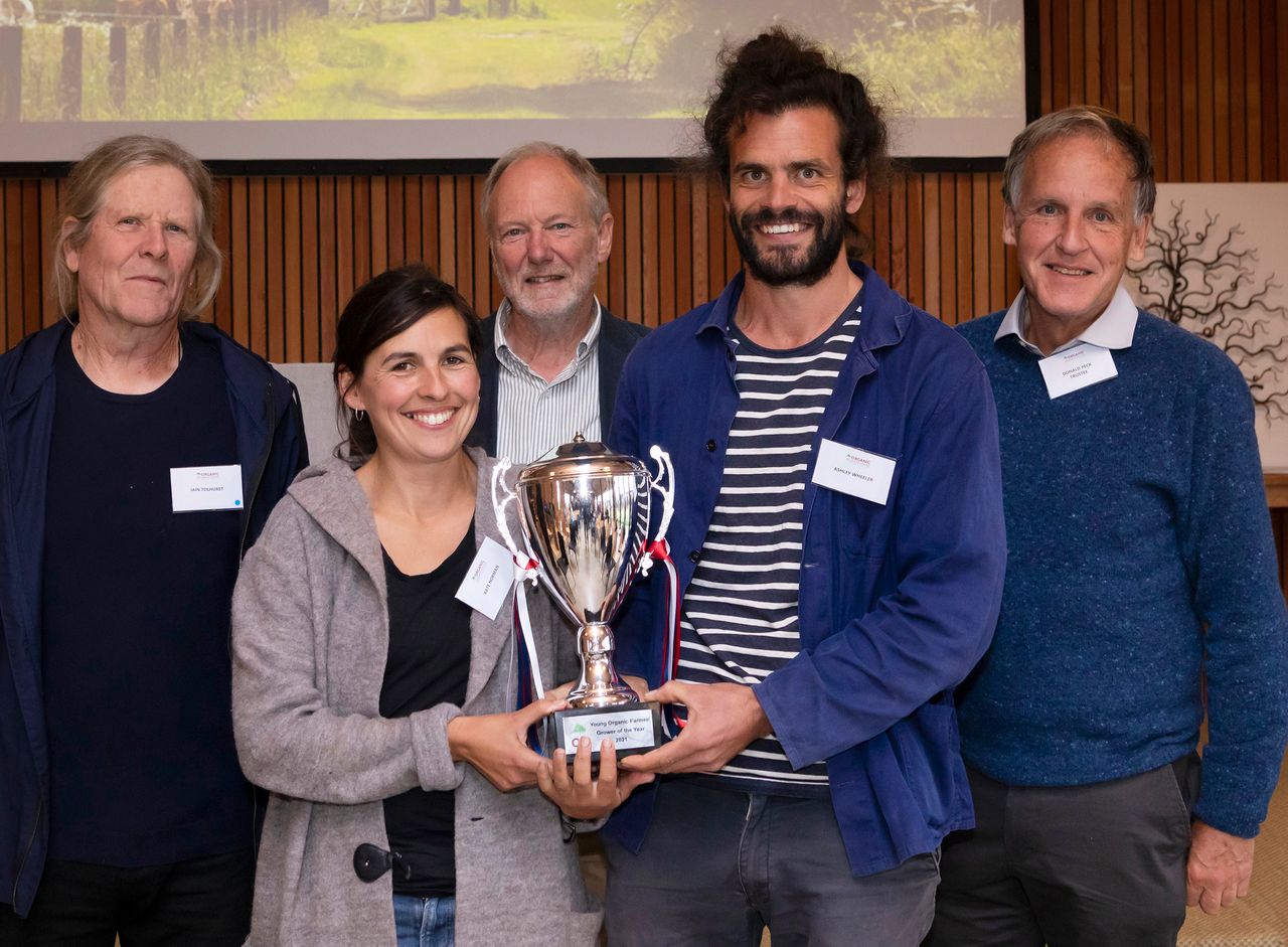 Devon growers receive Young Organic Farmer award