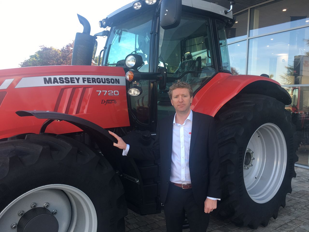 Edenderry man lives childhood dream at Massey Ferguson