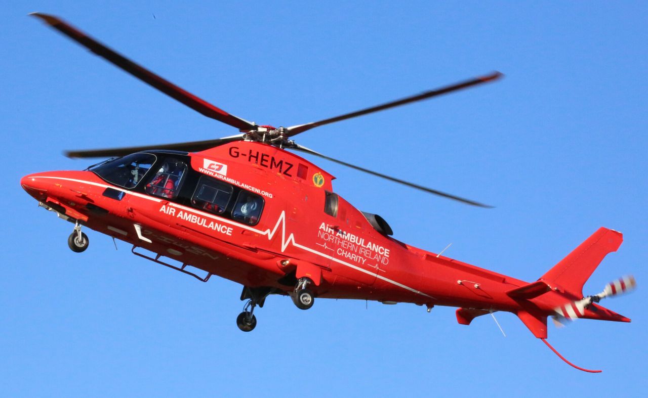 NI air ambulance marks 7 years since ‘first mission’ on family farm