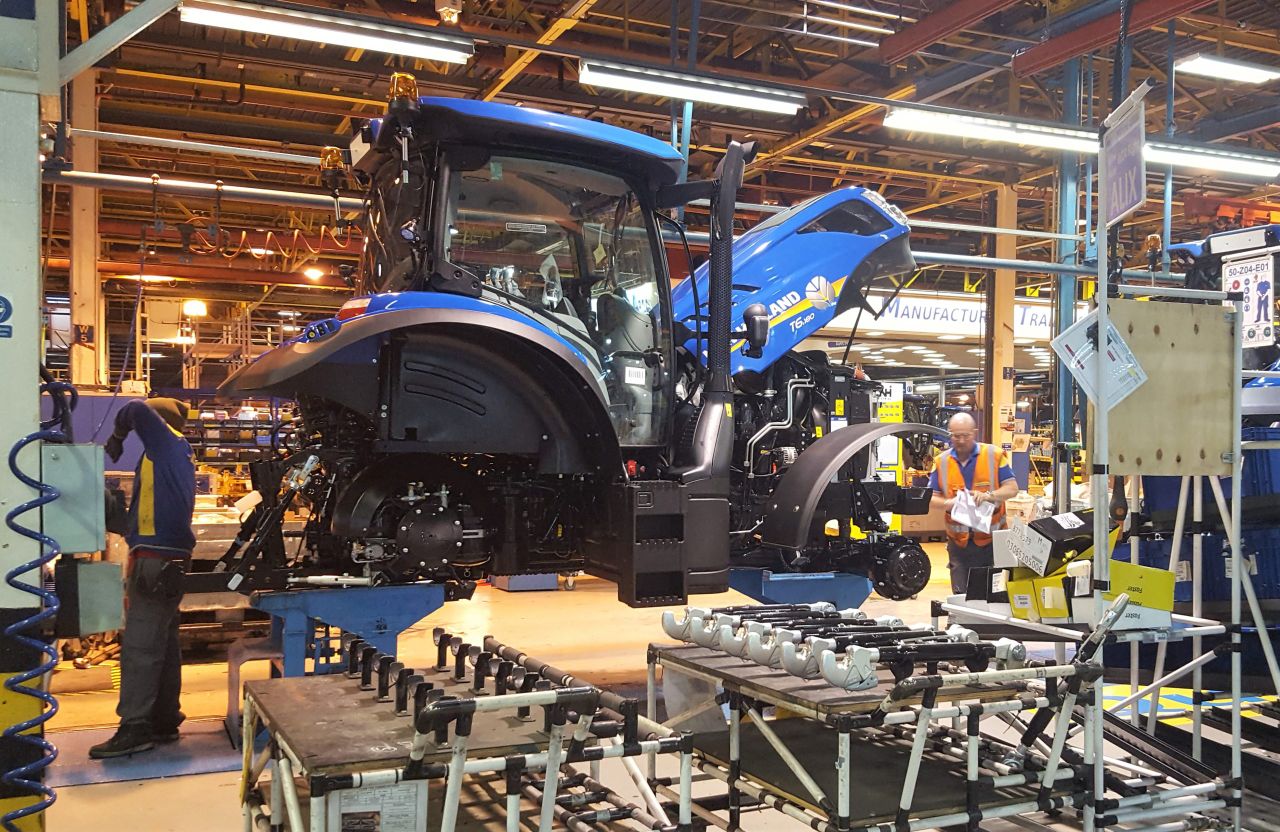 Pics: Behind the scenes at New Holland's UK tractor factory