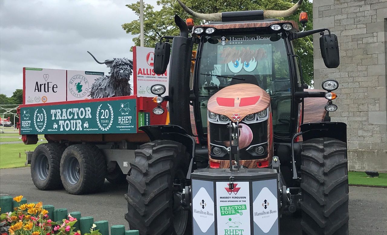 RHET unveils Highland cow Massey to kick off 20th anniversary tour