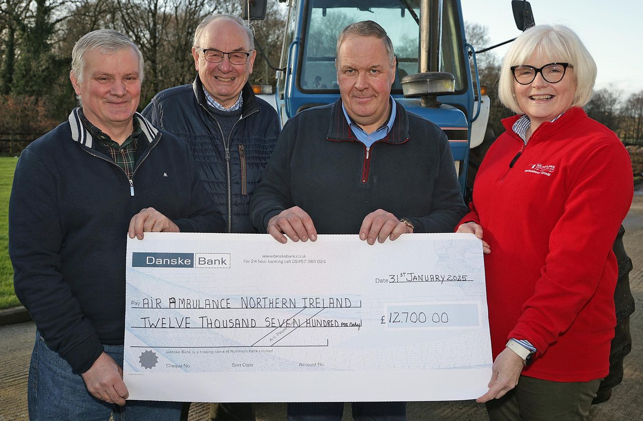 Antrim tractor club raises £12,700 for Air Ambulance NI