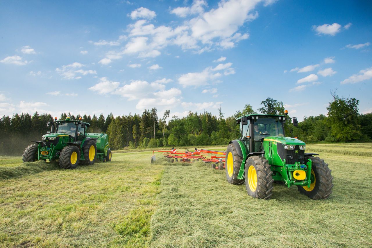 New John Deere tractors, baler make debut