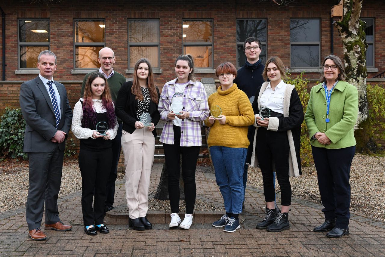 CAFRE presents performance awards to students at Enniskillen campus