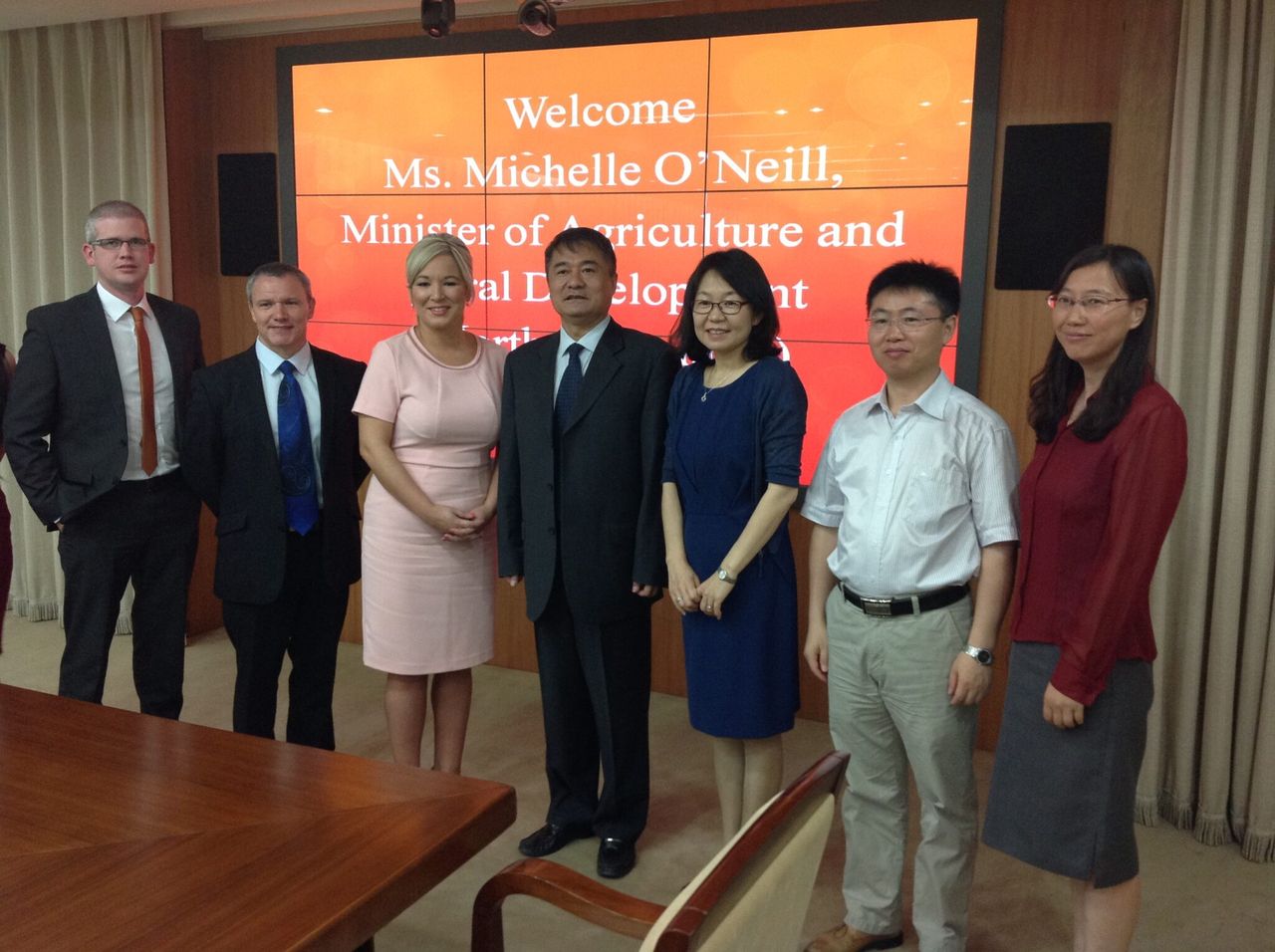 ‘China impressed with the North’s standard of pork’