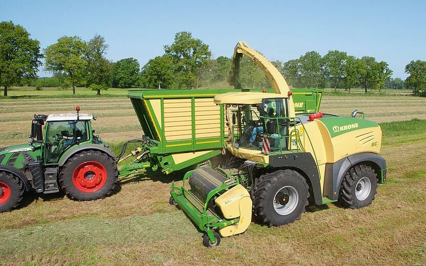 Krone has experience in building engine driven machines
