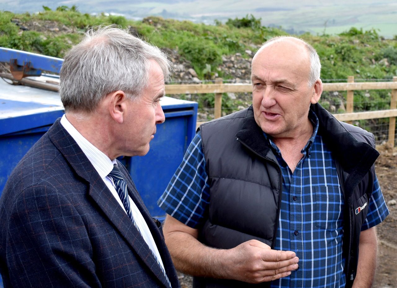 South Wales farmer explains reliance nature's on farming to UK Minister