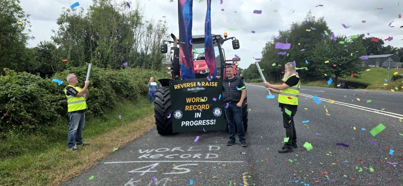 Monaghan man reverses trailer nearly 70km in aid of charity